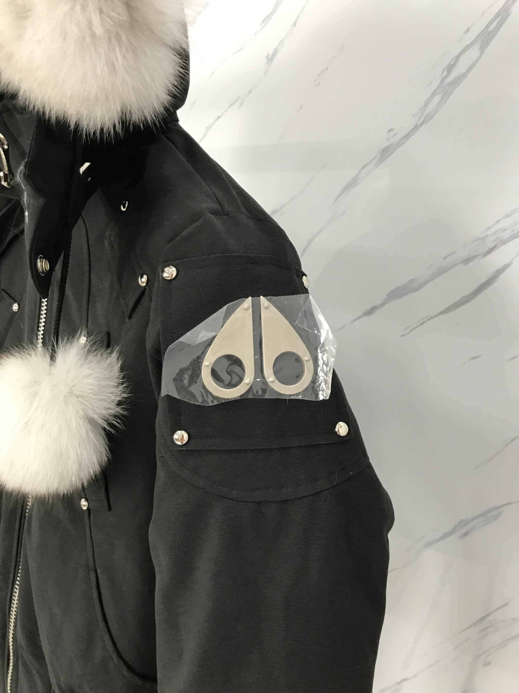 Moose Knuckles Fur Pom Bomber Jacket Moose Knuckles Fur Pom Bomber Jacket